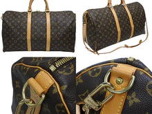 画像をギャラリービューアに読み込む, 極美品 LOUIS VUITTON ルイヴィトン キーポル バンドリエール50 ボストンバッグ M41416 モノグラム PVC レザー 中古 4b008765