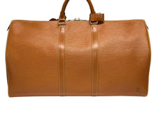 画像をギャラリービューアに読み込む, 極美品 LOUIS VUITTON ルイヴィトン キーポル55 ボストンバッグ ジパングゴールド エピレザー M42958 中古 4b008766