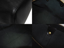 画像をギャラリービューアに読み込む, 極美品 LOUIS VUITTON ルイヴィトン キーポル45 ボストンバッグ M59152 エピレザー ブラック ゴールド金具 中古 4b008767