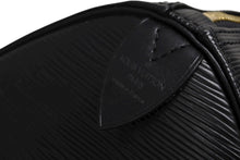 画像をギャラリービューアに読み込む, 極美品 LOUIS VUITTON ルイヴィトン キーポル45 ボストンバッグ M59152 エピレザー ブラック ゴールド金具 中古 4b008767