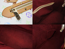 画像をギャラリービューアに読み込む, 極美品 LOUIS VUITTON ルイヴィトン アルマPM ハンドバッグ M40443 モノグラム マルチカラー 村上隆 ホワイト ゴールド金具 新型 中古 4b008768