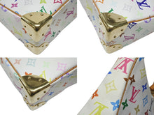 画像をギャラリービューアに読み込む, LOUIS VUITTON ルイヴィトン ブローニュ ショルダーバッグ M92660 モノグラム マルチカラー ホワイト ゴールド金具 美品 中古 4b008769