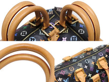 画像をギャラリービューアに読み込む, 極美品 LOUIS VUITTON ルイヴィトン スピーディ30 ハンドバッグ M92642 モノグラム マルチカラー ブラック ゴールド金具 村上隆 中古 4b008771