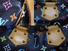 画像をギャラリービューアに読み込む, 極美品 LOUIS VUITTON ルイヴィトン スピーディ30 ハンドバッグ M92642 モノグラム マルチカラー ブラック ゴールド金具 村上隆 中古 4b008771