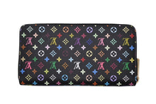 画像をギャラリービューアに読み込む, 極美品 LOUIS VUITTON ルイヴィトン 長財布 マルチカラー ジッピーウォレット ラウンドファスナー M60243 中古 4b008773
