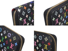 画像をギャラリービューアに読み込む, 極美品 LOUIS VUITTON ルイヴィトン 長財布 マルチカラー ジッピーウォレット ラウンドファスナー M60243 中古 4b008773