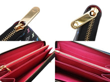 画像をギャラリービューアに読み込む, 極美品 LOUIS VUITTON ルイヴィトン 長財布 マルチカラー ジッピーウォレット ラウンドファスナー M60243 中古 4b008773