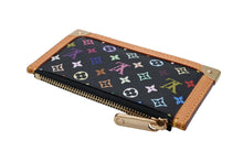 画像をギャラリービューアに読み込む, 極美品 LOUIS VUITTON ルイヴィトン ポシェットクレ コインケース ブラック マルチカラー 村上隆 M92654 ゴールド金具 中古 4b008774