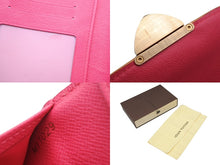 画像をギャラリービューアに読み込む, 極美品 LOUIS VUITTON ルイヴィトン ポルトフォイユ ウジェニ 三つ折り財布 M93738 グルナード マルチカラー レザー PVC ゴールド金具 中古 4b008776