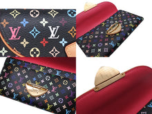 画像をギャラリービューアに読み込む, 極美品 LOUIS VUITTON ルイヴィトン ポルトフォイユ ウジェニ 三つ折り財布 M93738 グルナード マルチカラー レザー PVC ゴールド金具 中古 4b008776