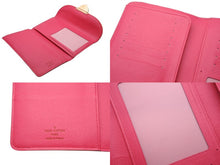 画像をギャラリービューアに読み込む, 極美品 LOUIS VUITTON ルイヴィトン ポルトフォイユ ウジェニ 三つ折り財布 M93738 グルナード マルチカラー レザー PVC ゴールド金具 中古 4b008776