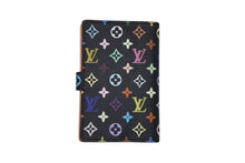 画像をギャラリービューアに読み込む, 新品同様 LOUIS VUITTON ルイヴィトン カルネ ドゥ バル アジェンダ ミニ マルチカラー 村上隆 M92652 手帳カバー カード 中古 4b008777