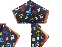 画像をギャラリービューアに読み込む, 新品同様 LOUIS VUITTON ルイヴィトン カルネ ドゥ バル アジェンダ ミニ マルチカラー 村上隆 M92652 手帳カバー カード 中古 4b008777