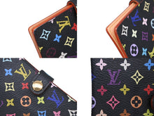 画像をギャラリービューアに読み込む, 新品同様 LOUIS VUITTON ルイヴィトン カルネ ドゥ バル アジェンダ ミニ マルチカラー 村上隆 M92652 手帳カバー カード 中古 4b008777