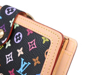 画像をギャラリービューアに読み込む, 新品同様 LOUIS VUITTON ルイヴィトン ポルトフォイユ ヴィエノワ 二つ折り財布 PVC ヌメ革 M92988 マルチ ノワール 中古 4b008778