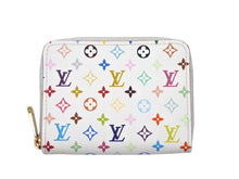 画像をギャラリービューアに読み込む, 極美品 LOUIS VUITTON ルイヴィトン LV ジッピーコインパース 村上隆 M93741 コインケース マルチカラー 中古 4b008779