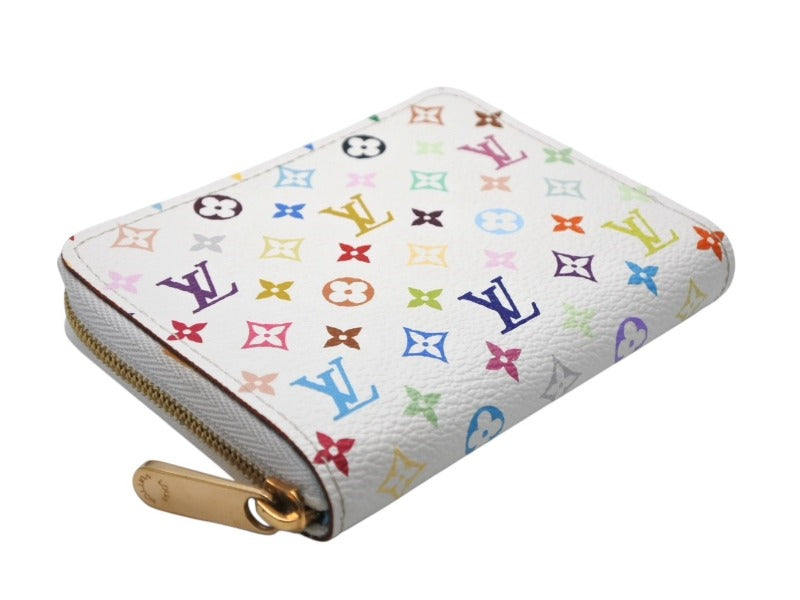 極美品 LOUIS VUITTON ルイヴィトン LV ジッピーコインパース 村上隆 M93741 コインケース マルチカラー 中古 4b008779