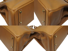 画像をギャラリービューアに読み込む, 極美品 HERMES エルメス Haut a Courroies オータクロア45 ハンドバッグ アルデンヌ ナチュラル ゴールド金具 ○Z刻印 中古 4b008783