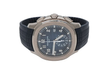 画像をギャラリービューアに読み込む, 極美品 PATEK PHILIPPE パテック フィリップ アクアノート クロノグラフ ネイビー 5968G-001 時計 中古 4b008786