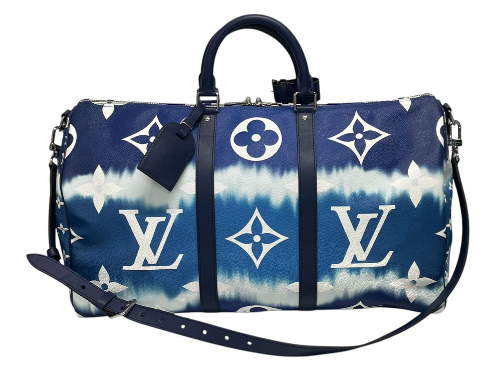 新品同様 LOUIS VUITTON ルイヴィトン ボストンバッグ M45117 エスカル キーポル バンドリエール 50 中古 4b008791