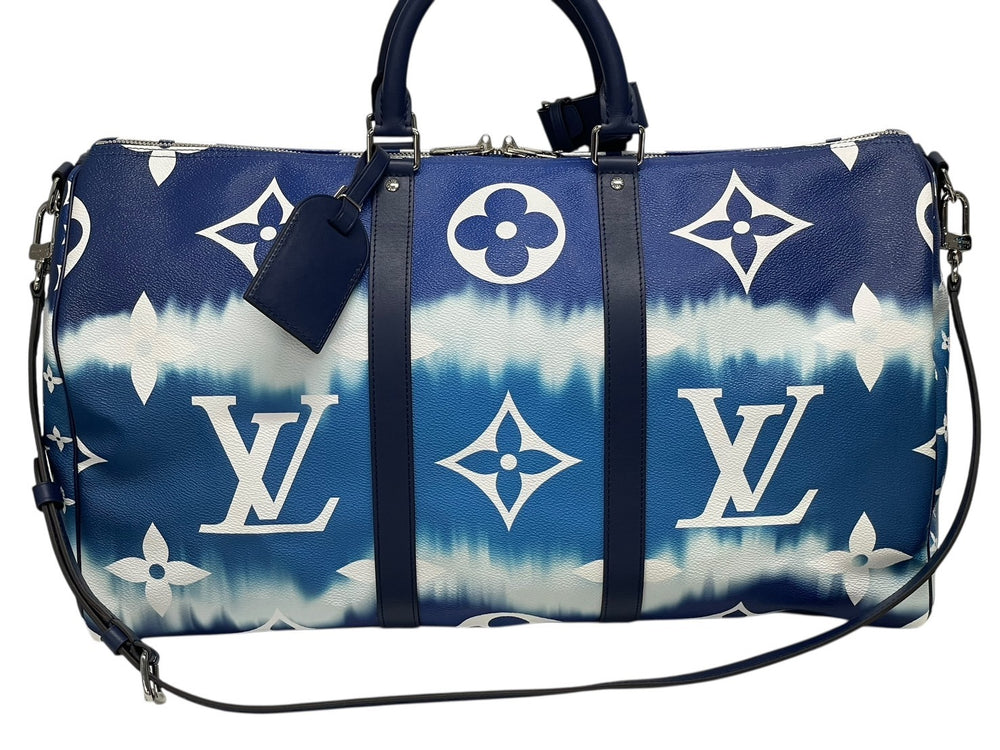 新品同様 LOUIS VUITTON ルイヴィトン ボストンバッグ M45117 エスカル キーポル バンドリエール 50 中古 4b008791