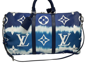 新品同様 LOUIS VUITTON ルイヴィトン ボストンバッグ M45117 エスカル キーポル バンドリエール 50 中古 4b008791