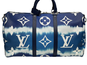 新品同様 LOUIS VUITTON ルイヴィトン ボストンバッグ M45117 エスカル キーポル バンドリエール 50 中古 4b008791