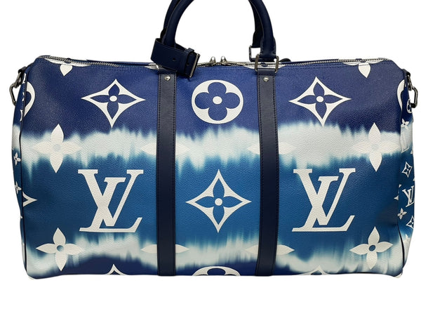 新品同様 LOUIS VUITTON ルイヴィトン ボストンバッグ M45117 エスカル キーポル バンドリエール 50 中古 4b008791