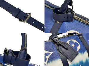 新品同様 LOUIS VUITTON ルイヴィトン ボストンバッグ M45117 エスカル キーポル バンドリエール 50 中古 4b008791