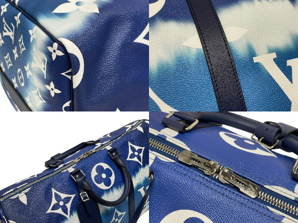 新品同様 LOUIS VUITTON ルイヴィトン ボストンバッグ M45117 エスカル キーポル バンドリエール 50 中古 4b008791