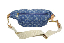 画像をギャラリービューアに読み込む, 新品同様 LOUIS VUITTON ルイヴィトン モノグラムデニム ハイ ライズ ショルダーバッグ M46837 ブルー ゴールド金具 中古 4b008793
