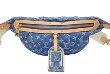 画像をギャラリービューアに読み込む, 新品同様 LOUIS VUITTON ルイヴィトン モノグラムデニム ハイ ライズ ショルダーバッグ M46837 ブルー ゴールド金具 中古 4b008793