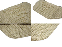 画像をギャラリービューアに読み込む, 極美品 PRADA プラダ 24SS クロシェ ベルトバッグ 定価264,000 ラフィア ベージュ ブラウン シルバー金具 中古 4b008795