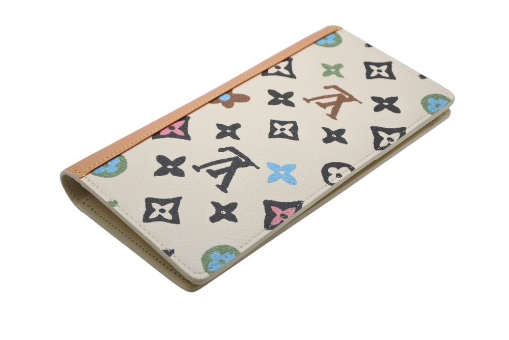 新品未使用 LOUIS VUITTON ルイヴィトン × タイラーザクリエイター ポルトフォイユ ブラザ NM 長財布 モノグラムクラギー M83335 バニラ 中古 4b008796