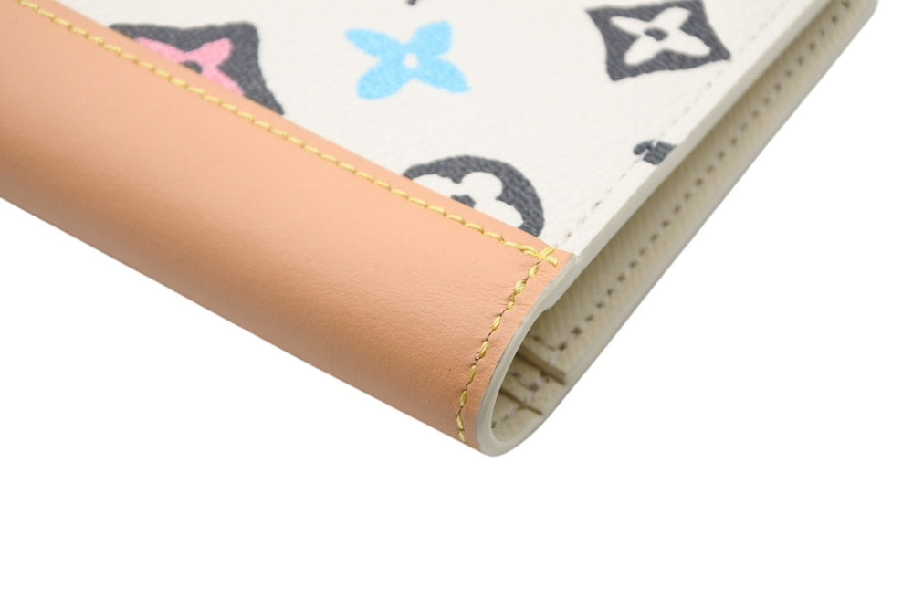 新品未使用 LOUIS VUITTON ルイヴィトン × タイラーザクリエイター ポルトフォイユ ブラザ NM 長財布 モノグラムクラギー M83335 バニラ 中古 4b008796