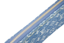 画像をギャラリービューアに読み込む, 新品未使用 LOUIS VUITTON ルイヴィトン LV リミックス ジッピー ウォレット 長財布 M82958 モノグラム デニム ゴールド金具 中古 4b008797