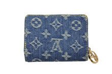 画像をギャラリービューアに読み込む, 新品未使用 LOUIS VUITTON ルイヴィトン ジッピーウォレット M83160 長財布 モノグラムデニム ゴールド金具 ブルー 新型 中古 4b008798