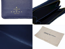 画像をギャラリービューアに読み込む, 新品未使用 LOUIS VUITTON ルイヴィトン ジッピーウォレット M83160 長財布 モノグラムデニム ゴールド金具 ブルー 新型 中古 4b008798
