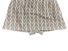 Load image into Gallery viewer, 新品未使用 Valentino ヴァレンティノ VLOGO ミニスカート RB3RF0Z14FY ゴールド ホワイト サイズ6 中古 4b008803