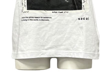 画像をギャラリービューアに読み込む, 新品未使用 Sacai サカイ James Dean ジェームズディーン 半袖Tシャツ 25-0919S JAPAN製 コットン ホワイト ブラック サイズ0 中古 4b008807