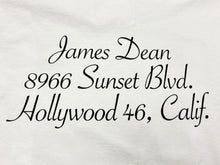 画像をギャラリービューアに読み込む, 新品未使用 Sacai サカイ James Dean ジェームズディーン 半袖Tシャツ 25-0919S JAPAN製 コットン ホワイト ブラック サイズ0 中古 4b008807