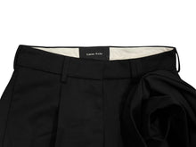 画像をギャラリービューアに読み込む, 極美品 SimoneRocha シモーネロシャ リボン ワイド パンツ ブラック ウール ポリエステル サイズ UK4 中古 4b008816