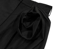 画像をギャラリービューアに読み込む, 極美品 SimoneRocha シモーネロシャ リボン ワイド パンツ ブラック ウール ポリエステル サイズ UK4 中古 4b008816