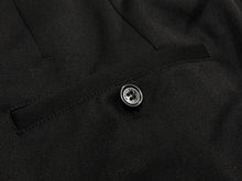 画像をギャラリービューアに読み込む, 極美品 SimoneRocha シモーネロシャ リボン ワイド パンツ ブラック ウール ポリエステル サイズ UK4 中古 4b008816