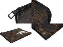 画像をギャラリービューアに読み込む, LOUIS VUITTON ルイ・ヴィトン クラッチバッグ ポシェットジュール NIGO ブラウン ベージュ ダミエ・エベヌ ジャイアント キャンバス N60390 Sランク 4b008819