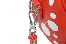 画像をギャラリービューアに読み込む, 極美品 LOUIS VUITTON ルイヴィトン 草間彌生コラボ ハンドバッグ M46411 スピーディ バンドリエール20 モノグラム アンプラント PVC レザー レッド 中古 4b008355