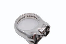 画像をギャラリービューアに読み込む, 極美品 CHROME HEARTS クロムハーツ DOUBLE CHOMPER TOOTH ダブル チョンパー リング 重量約20.6g サイズ17号 中古 4b008824