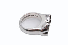 画像をギャラリービューアに読み込む, 極美品 CHROME HEARTS クロムハーツ DOUBLE CHOMPER TOOTH ダブル チョンパー リング 重量約20.6g サイズ17号 中古 4b008824
