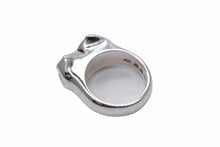 画像をギャラリービューアに読み込む, 極美品 CHROME HEARTS クロムハーツ DOUBLE CHOMPER TOOTH ダブル チョンパー リング 重量約20.6g サイズ17号 中古 4b008824