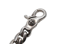 画像をギャラリービューアに読み込む, CHROME HEARTS クロムハーツ ショートクラシックリンク キーリング キーホルダー 2LINK 重量約53.7g シルバー925 美品 中古 4b008840